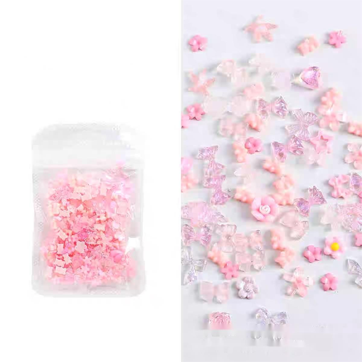 Mixed Nail Art Resin Decorations