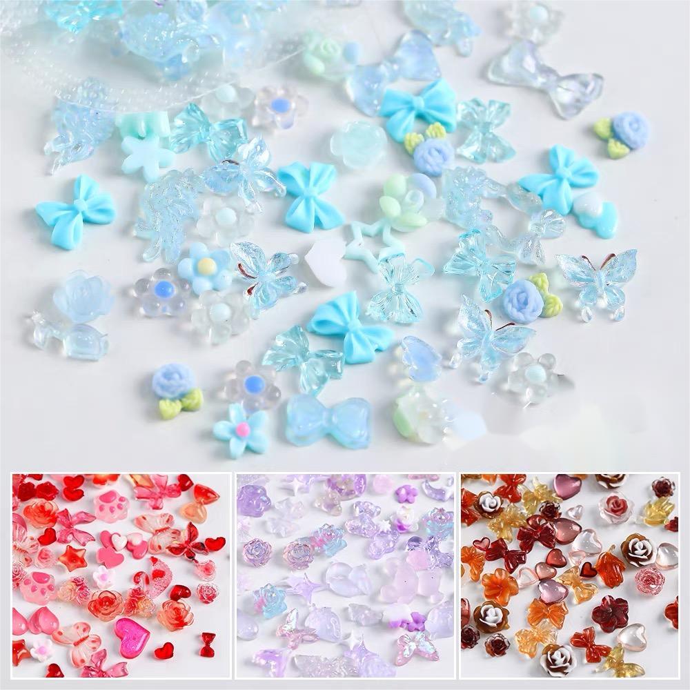 Mixed Nail Art Resin Decorations