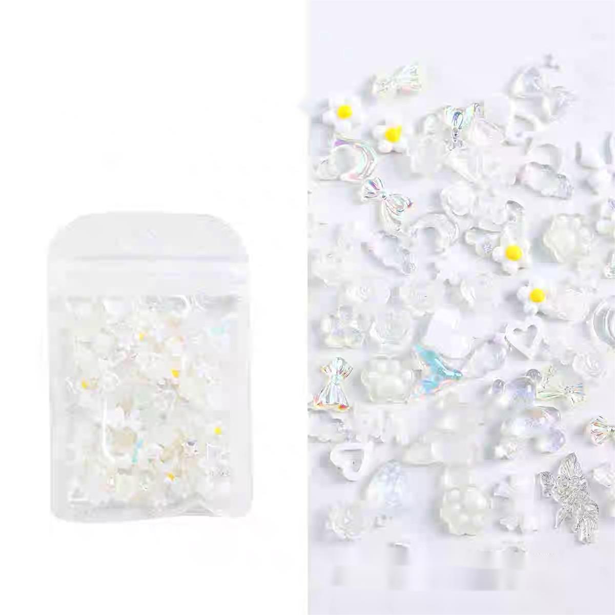 Mixed Nail Art Resin Decorations