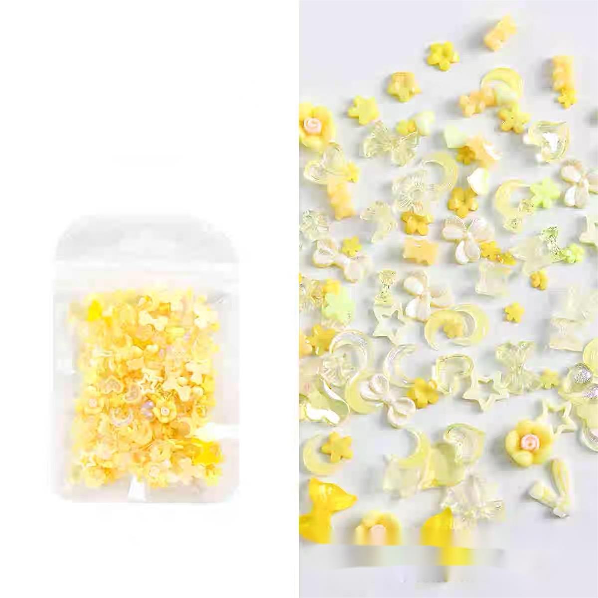 Mixed Nail Art Resin Decorations