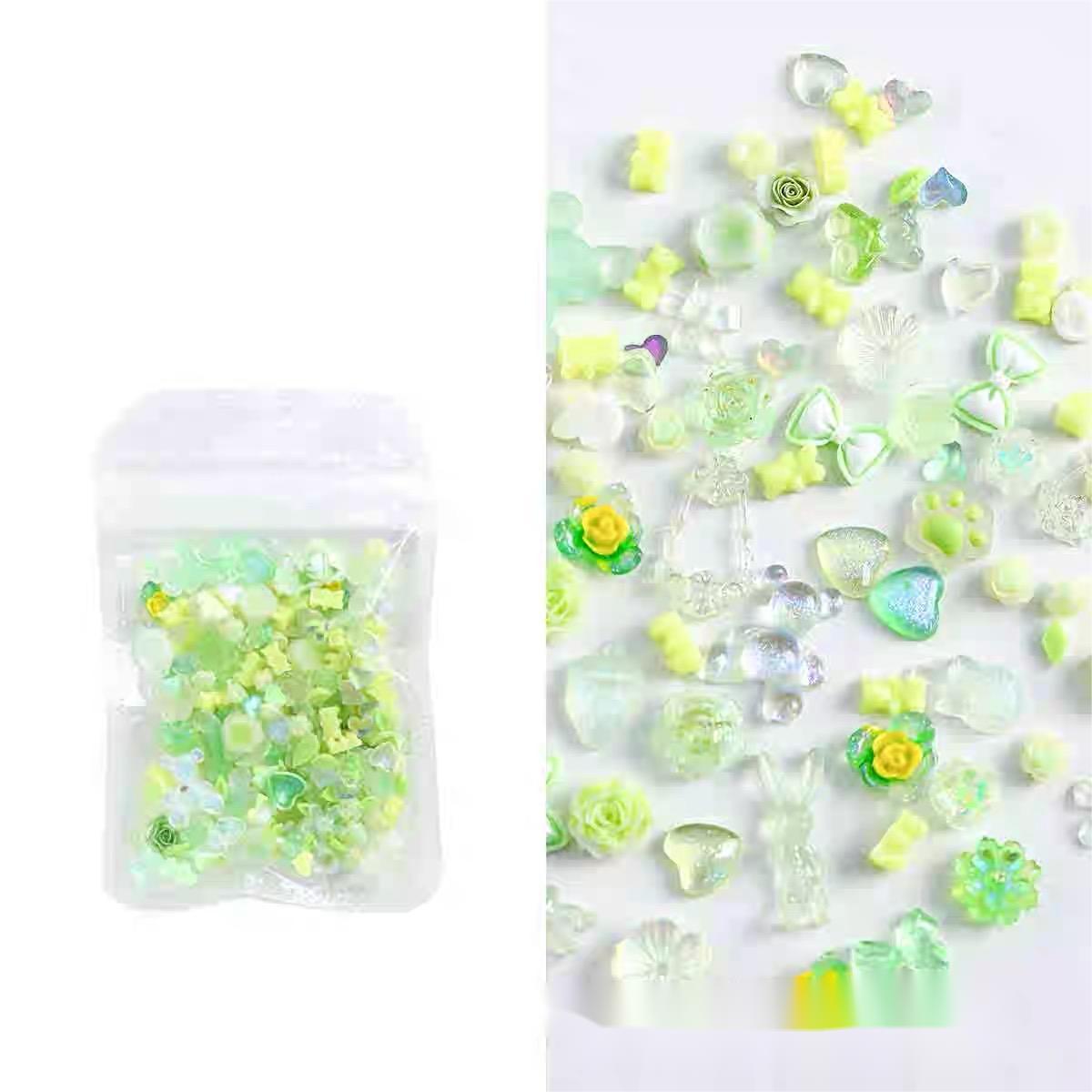 Mixed Nail Art Resin Decorations