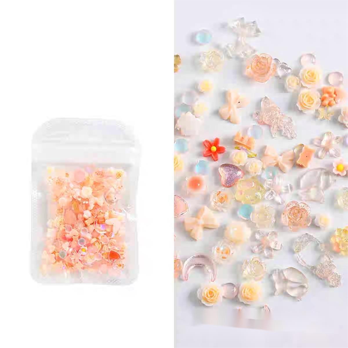 Mixed Nail Art Resin Decorations